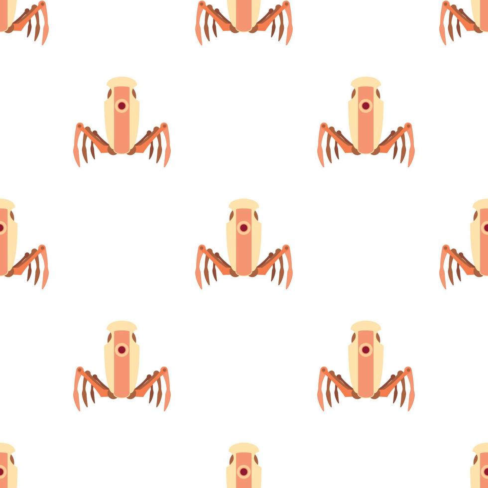 Robot spider pattern seamless vector