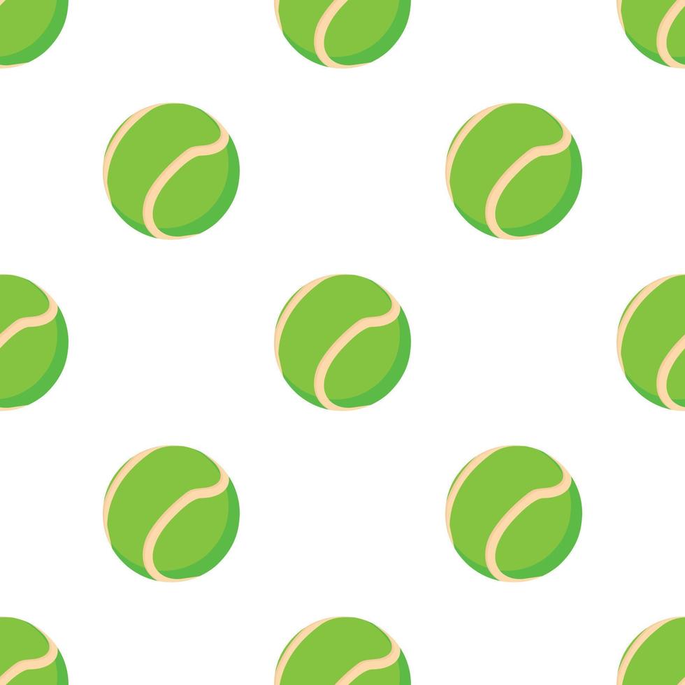 Tennis ball pattern seamless vector