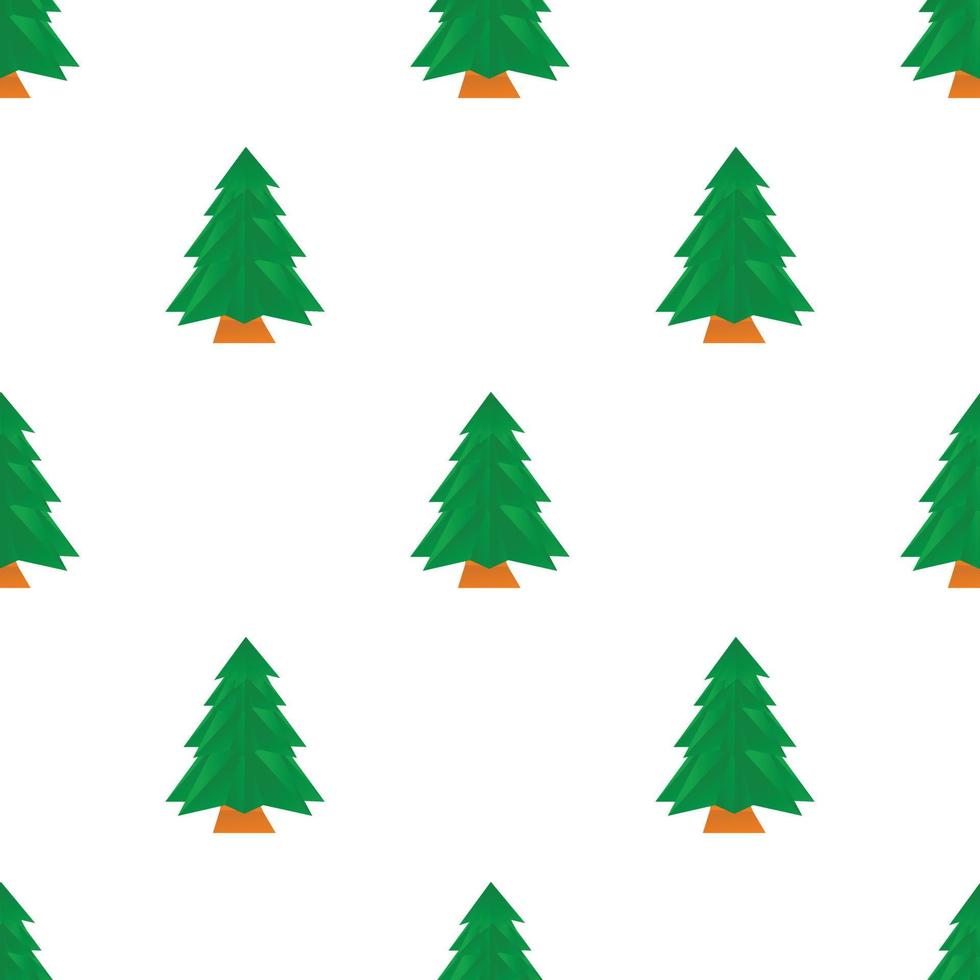 Origami spruce pattern seamless vector