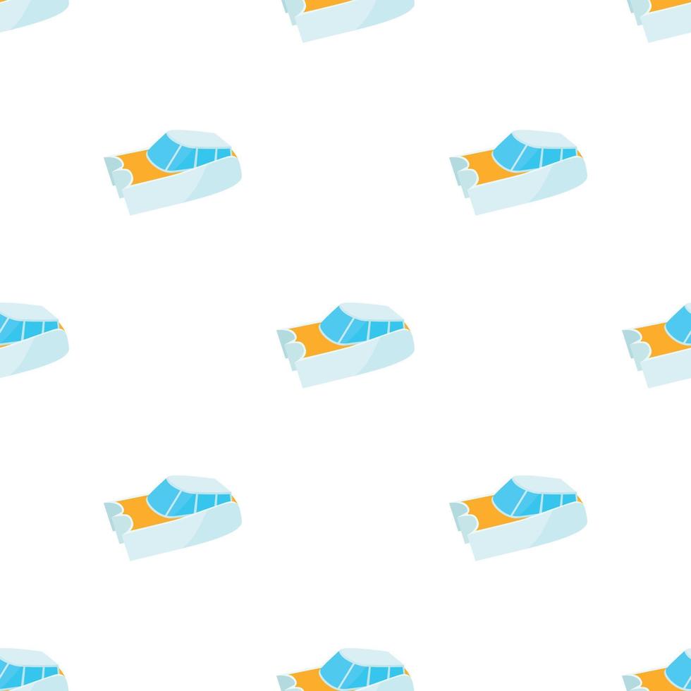 Boat pattern seamless vector