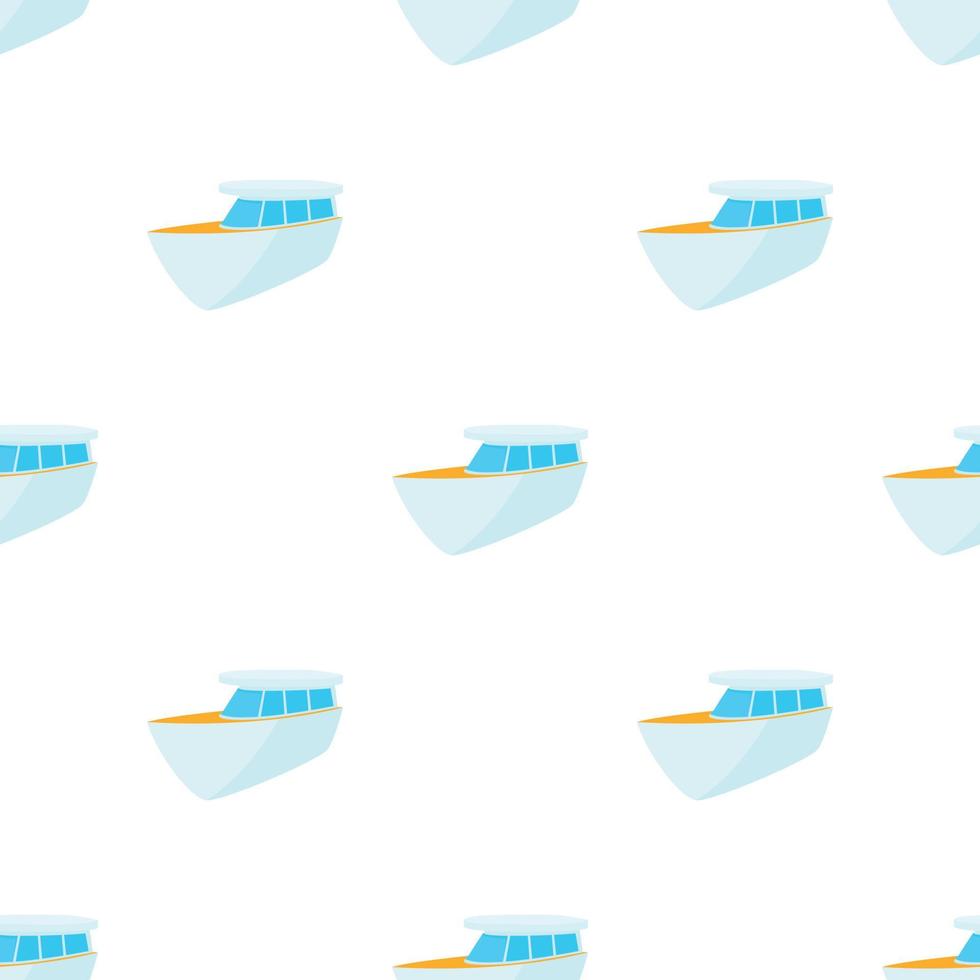 Boat pattern seamless vector