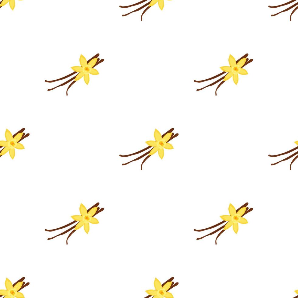 Vanilla pattern seamless vector