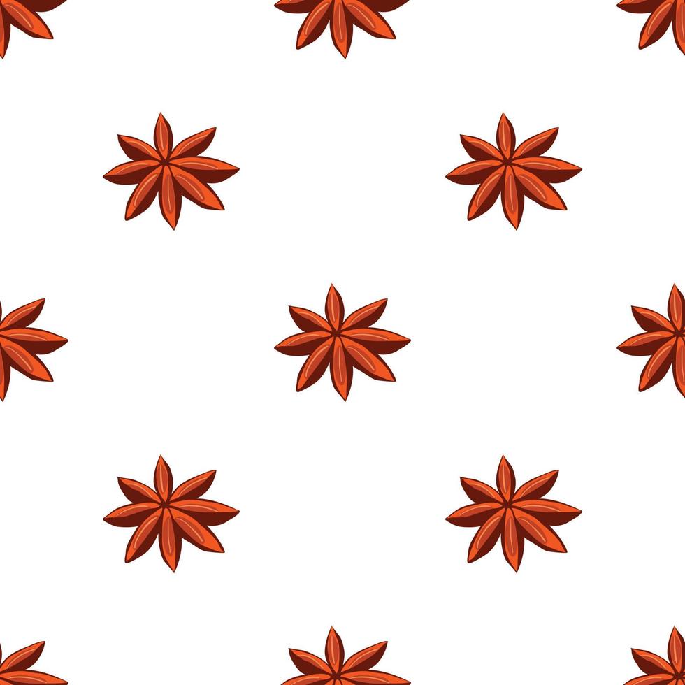 Anise pattern seamless vector