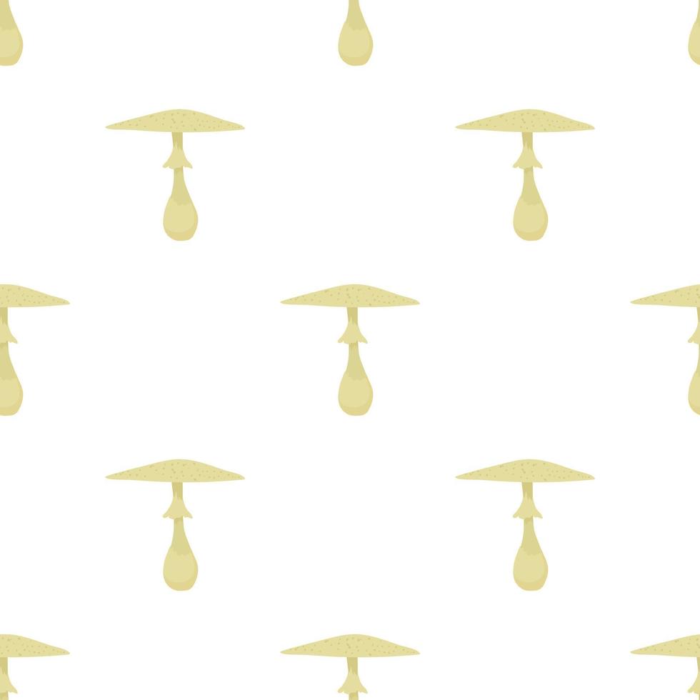 Macrolepiota procera pattern seamless vector