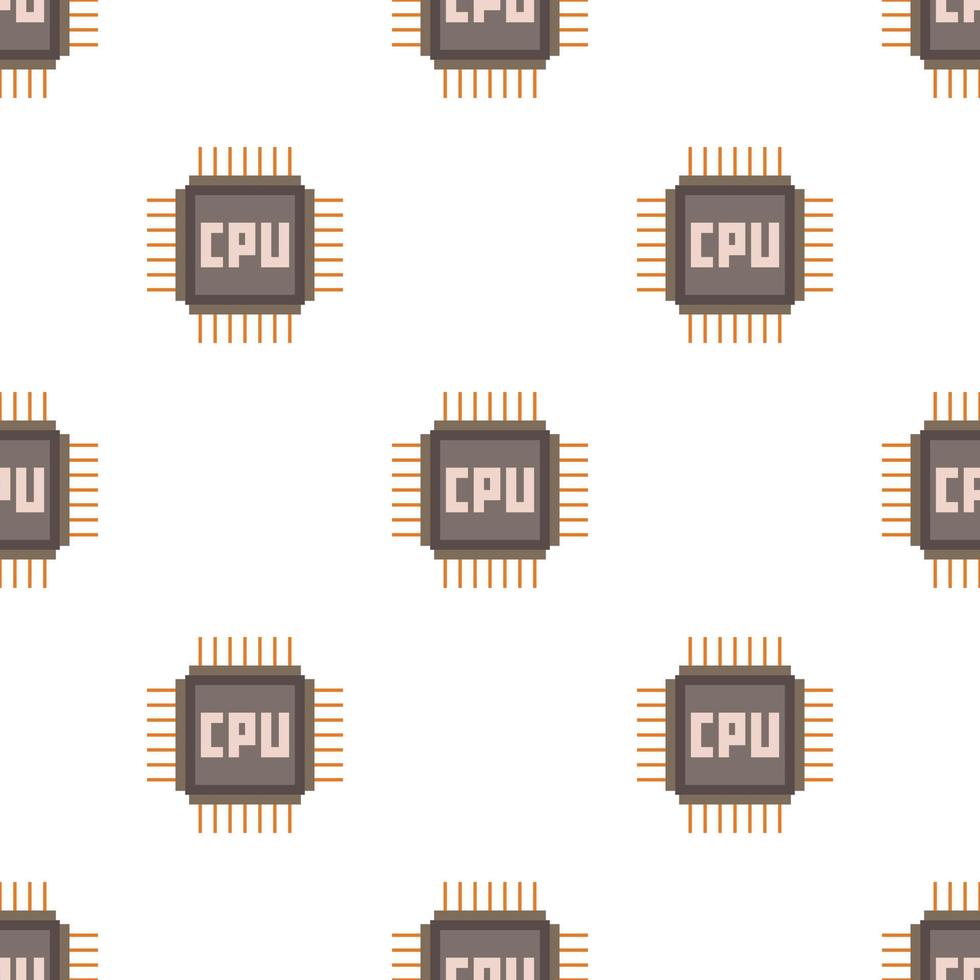 CPU pattern seamless vector