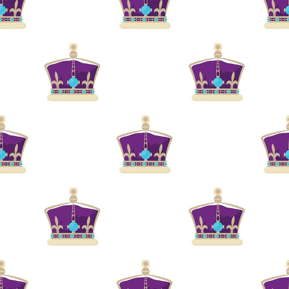 Crown of the King pattern seamless vector