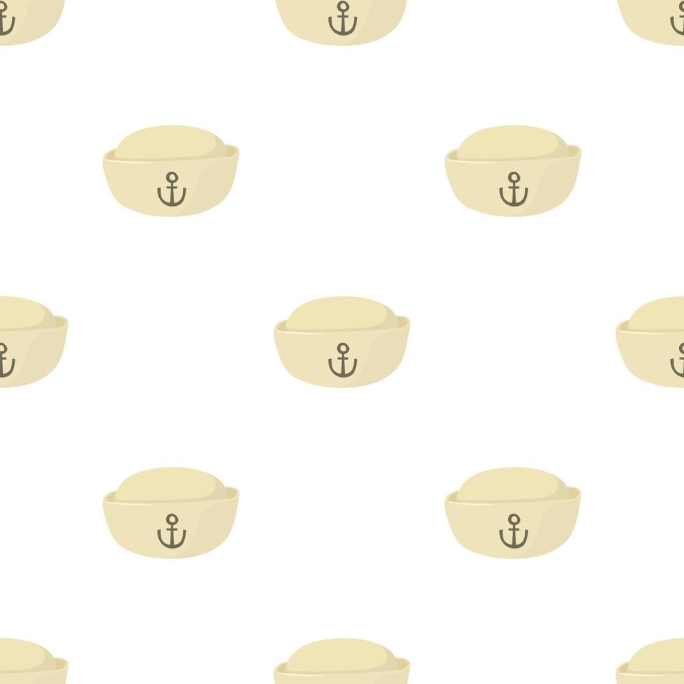 Sea-cap pattern seamless vector