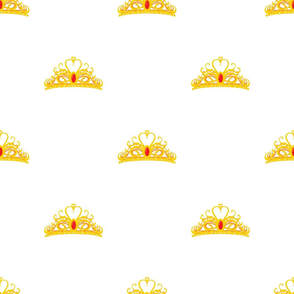 Diadem pattern seamless vector
