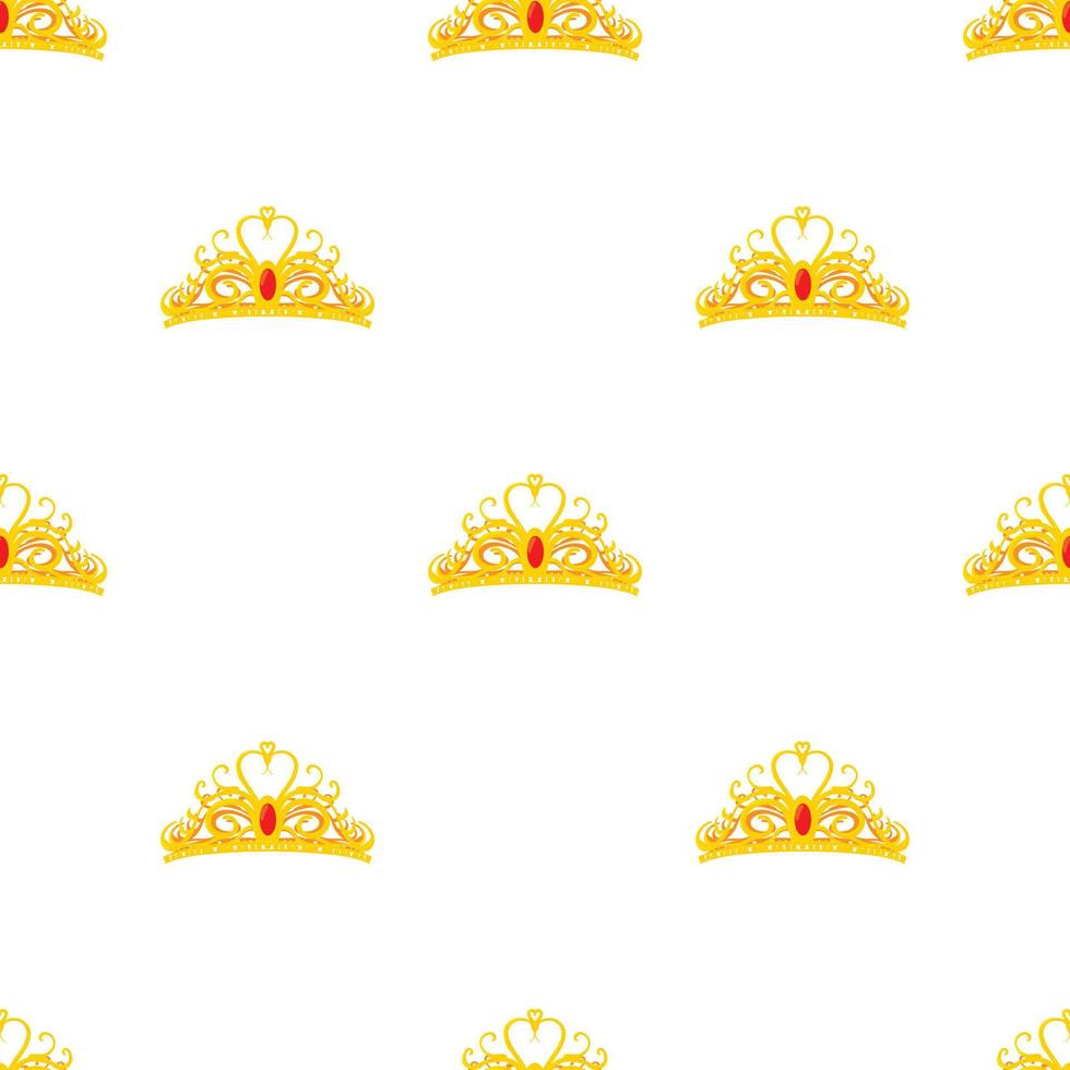 Diadem pattern seamless vector