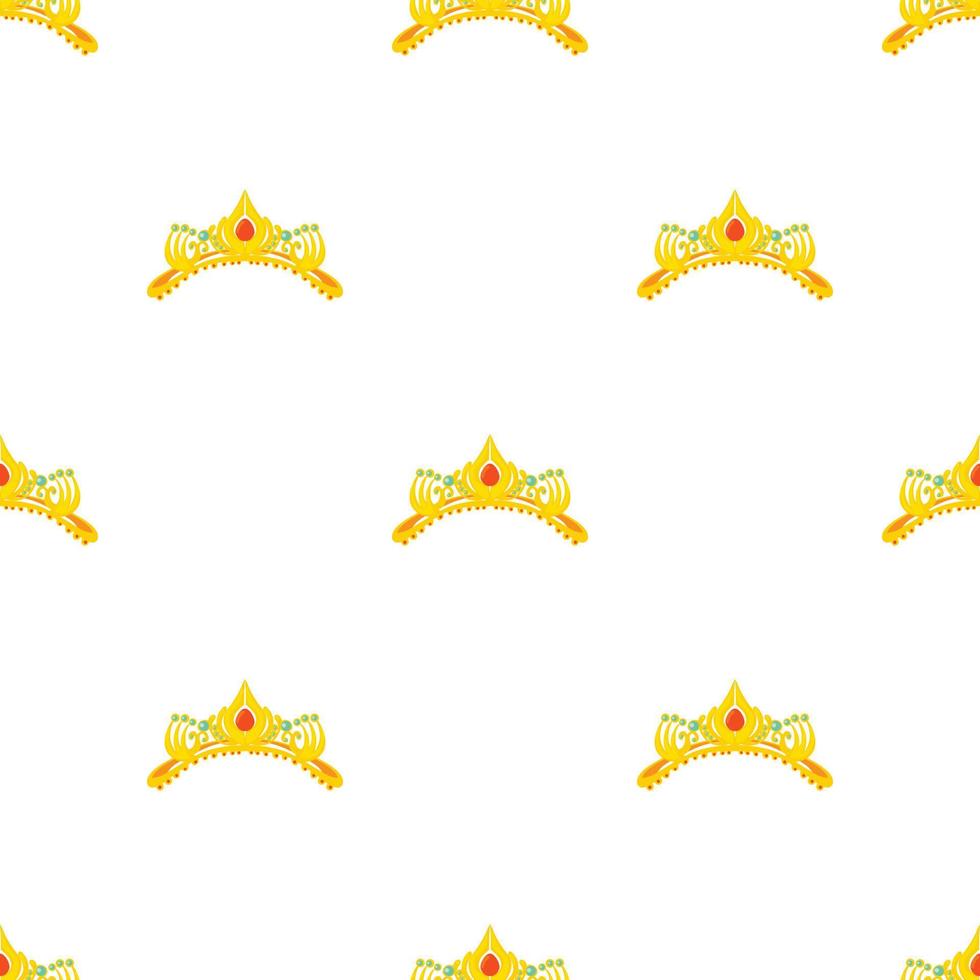 Coronal pattern seamless vector