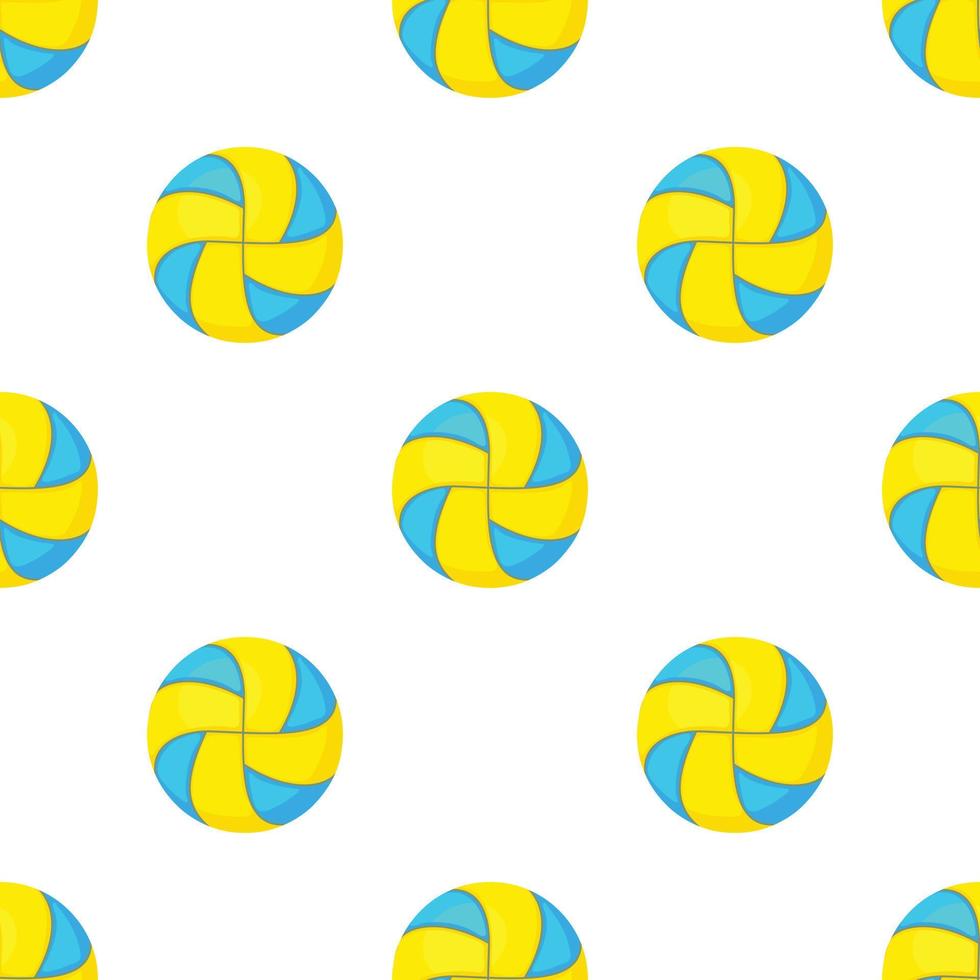 Beach volleyball ball pattern seamless vector