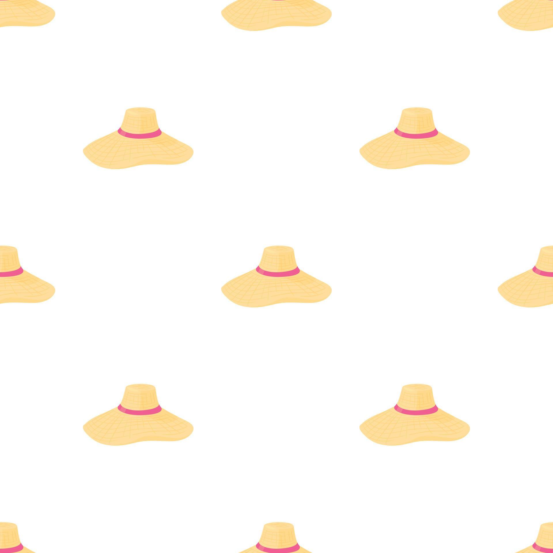 summer-hat-pattern-seamless-vector-15662487-vector-art-at-vecteezy