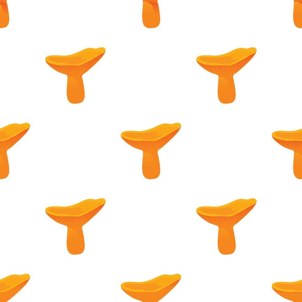 Chanterelles pattern seamless vector