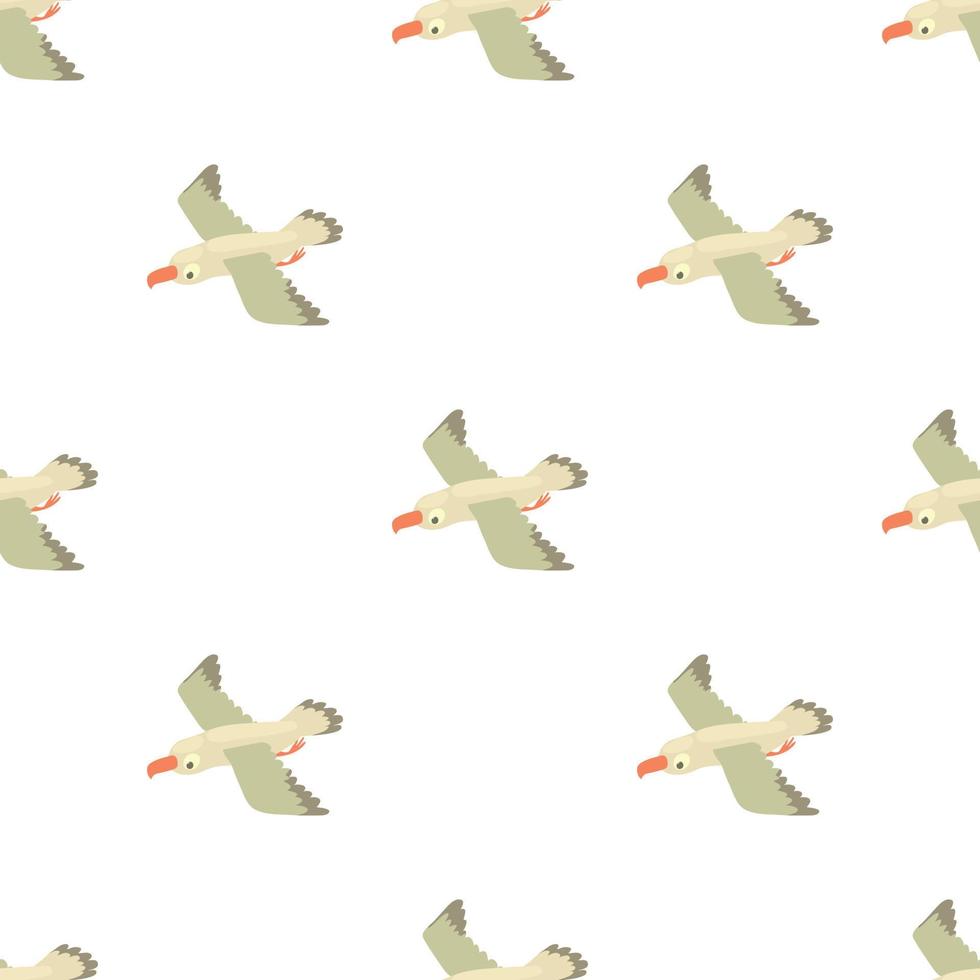 Gull pattern seamless vector