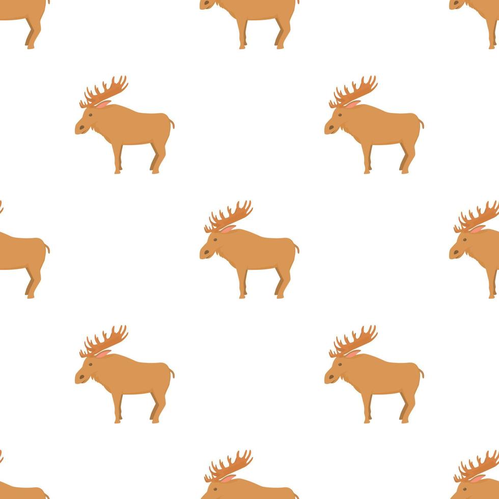 Elk pattern seamless vector
