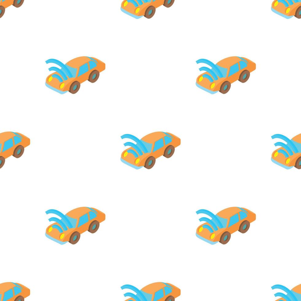 Car with Wi Fi pattern seamless vector