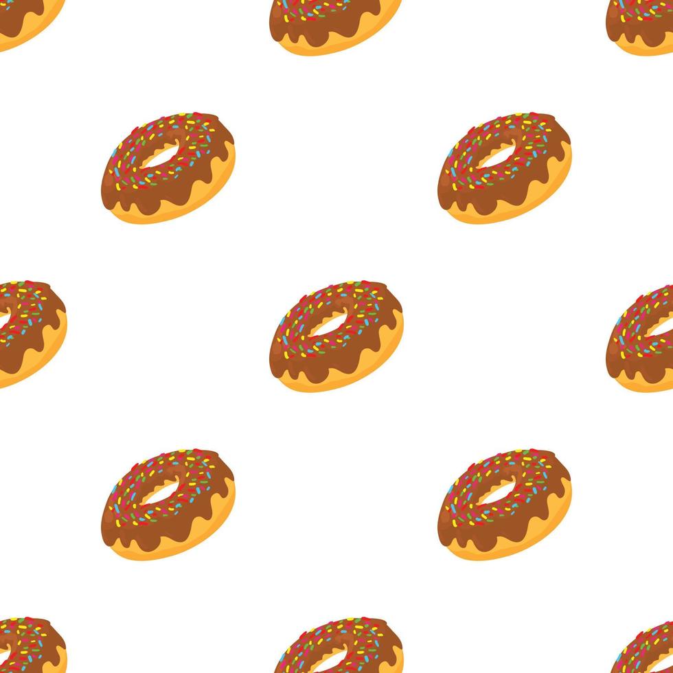 Donut pattern seamless vector