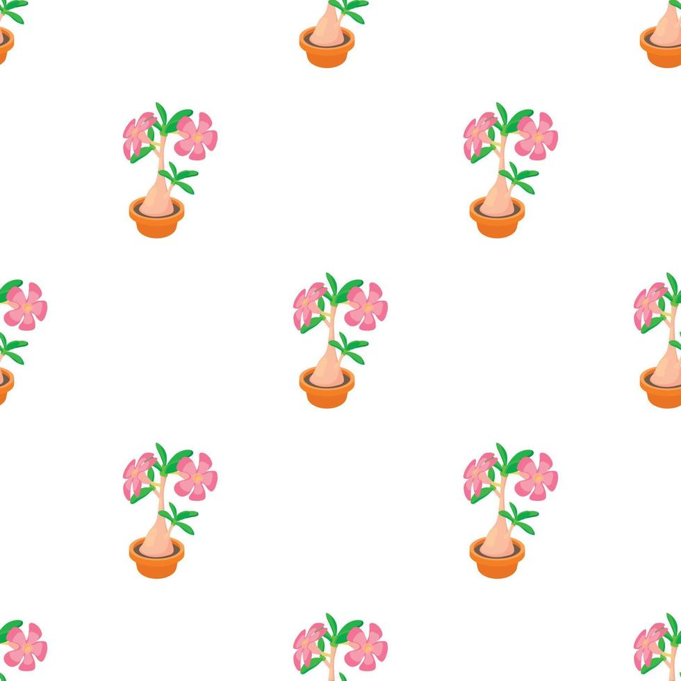 Exotic cactus pattern seamless vector