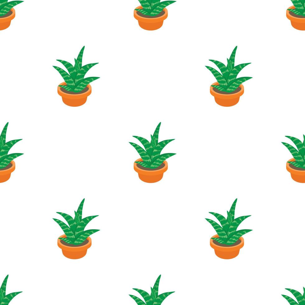 Aloe pattern seamless vector