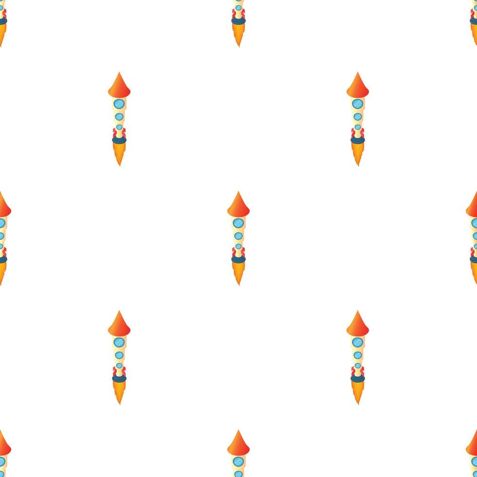 Rocket pattern seamless vector