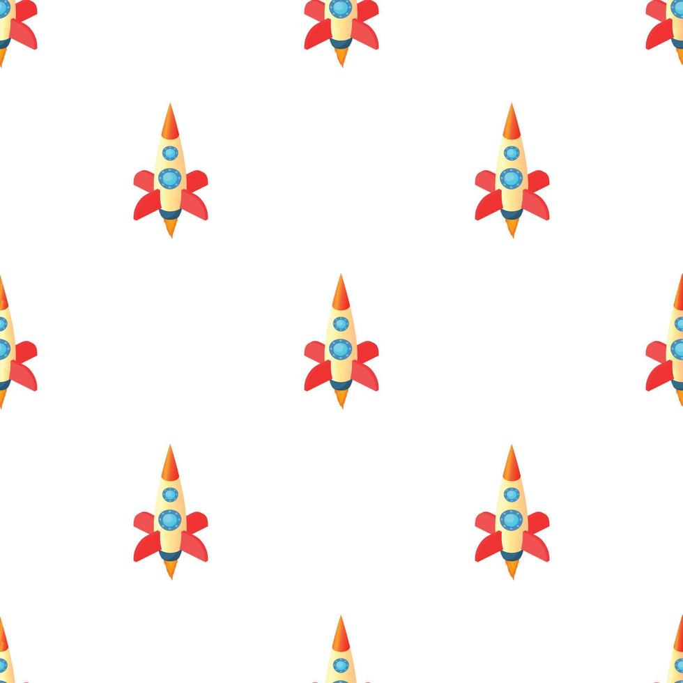 Space rocket pattern seamless vector
