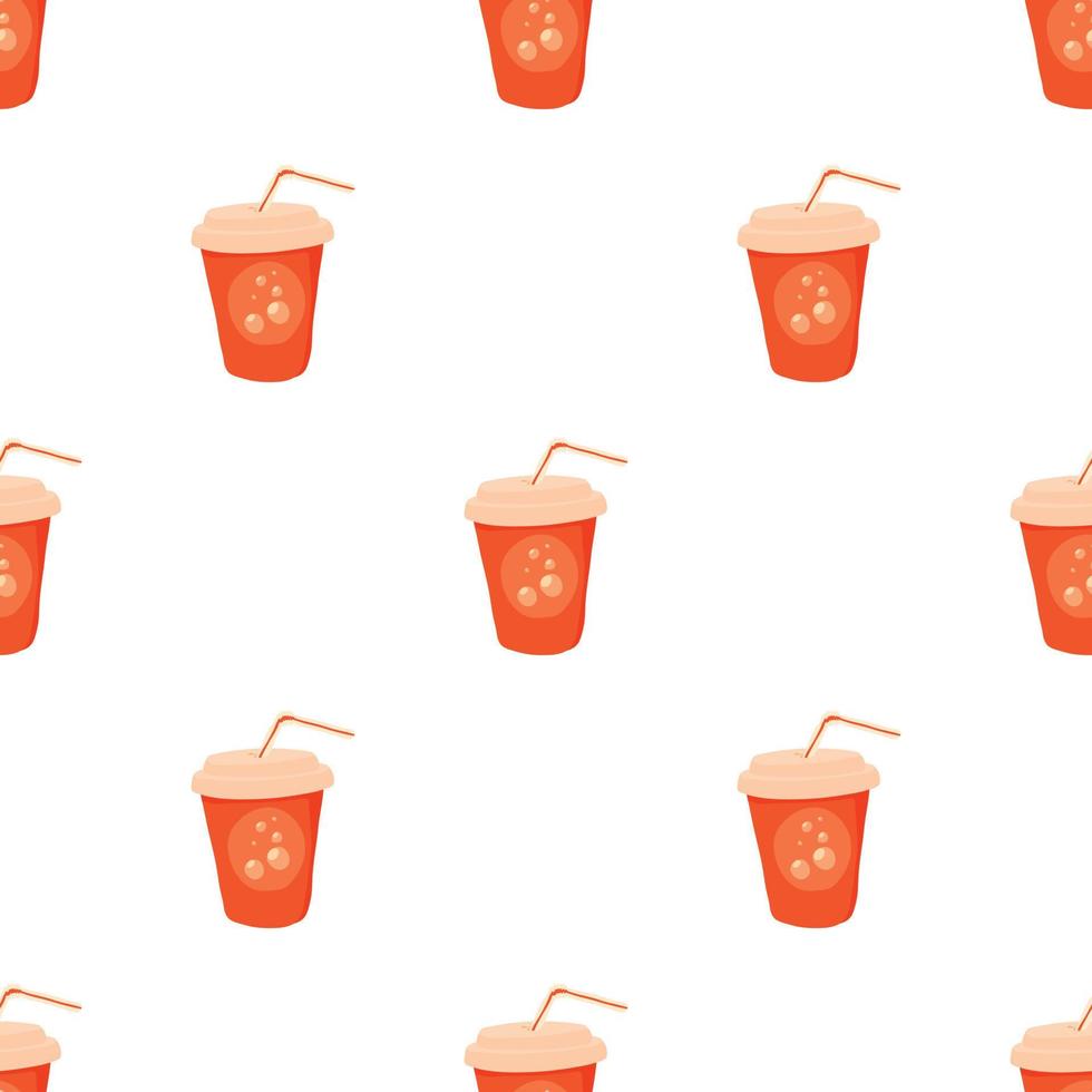 Soda pattern seamless vector