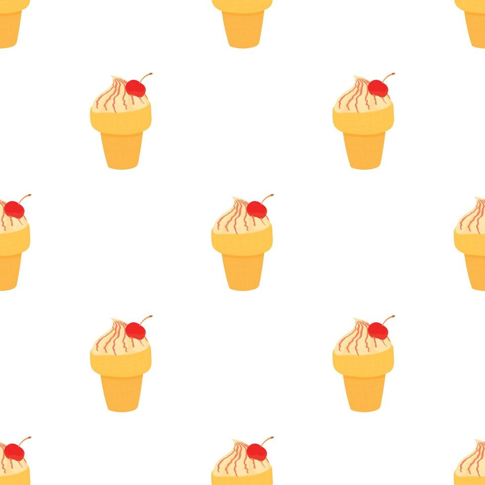Icecream pattern seamless vector