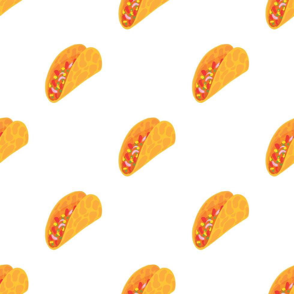 Taco pattern seamless vector 15662626 Vector Art at Vecteezy