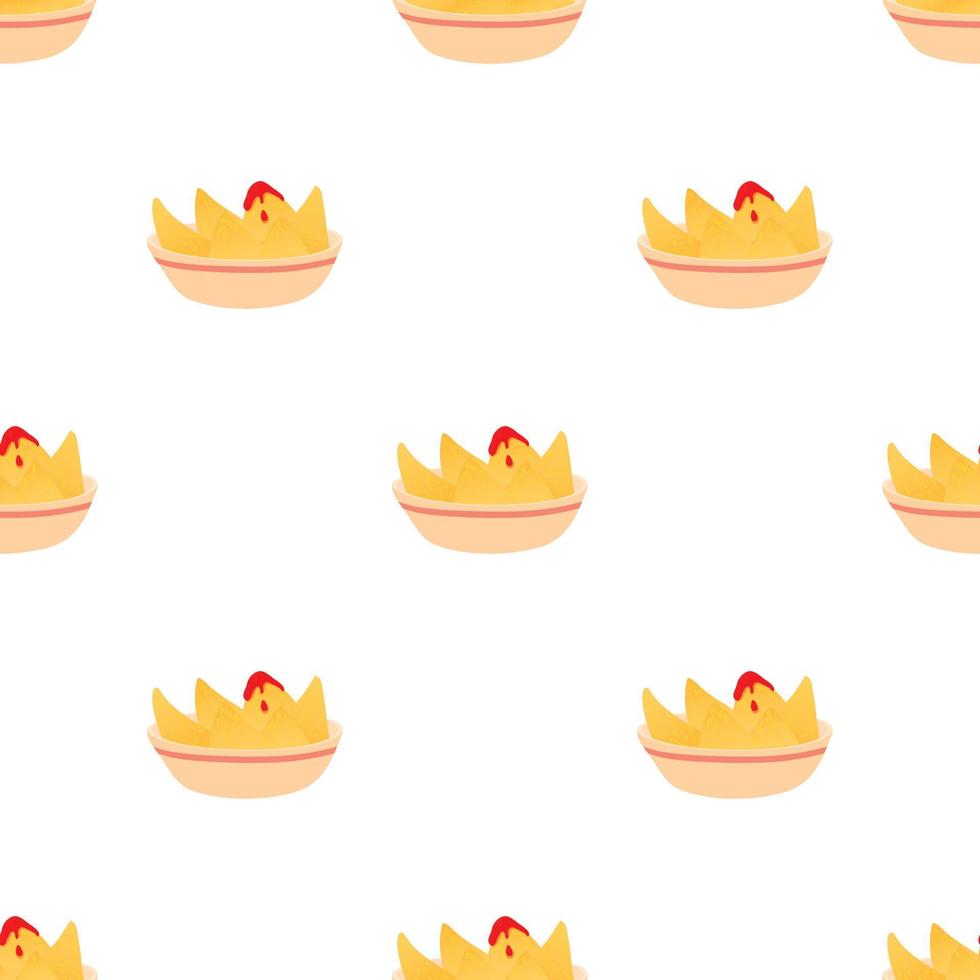 Nacho pattern seamless vector