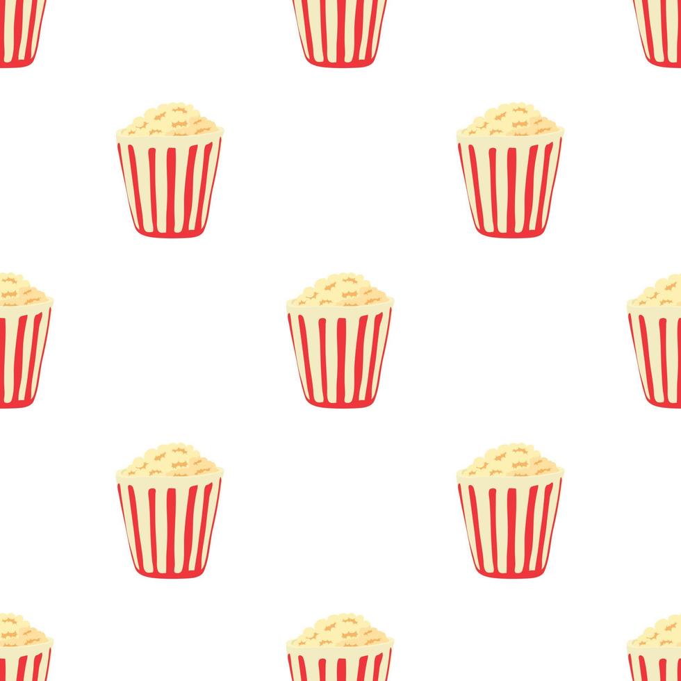 Popcorn pattern seamless vector