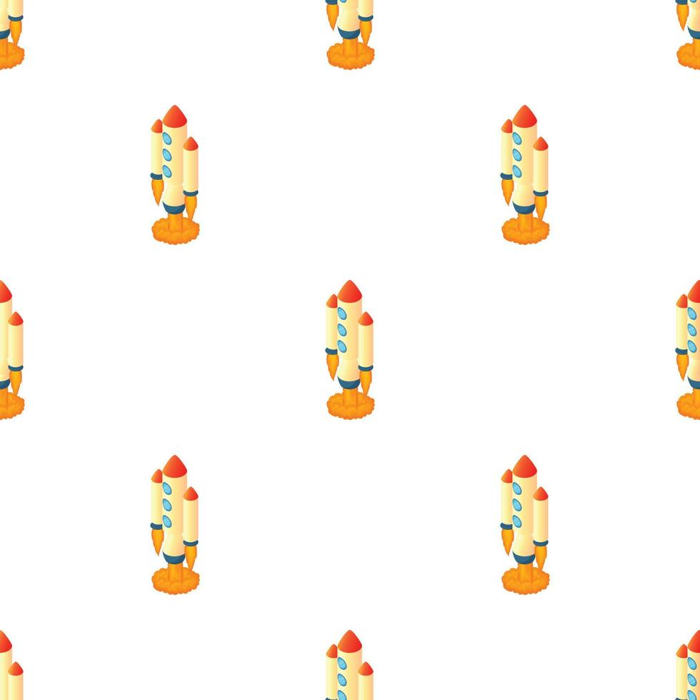 Multi stage rocket pattern seamless vector