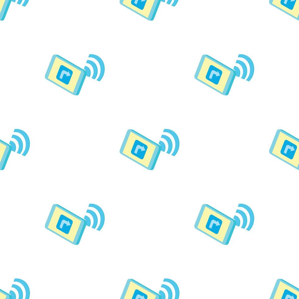 Wi Fi on phone pattern seamless vector