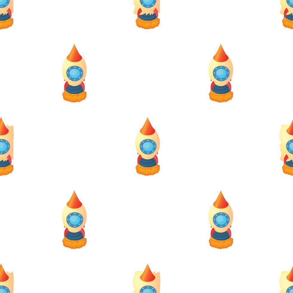 Little rocket pattern seamless vector