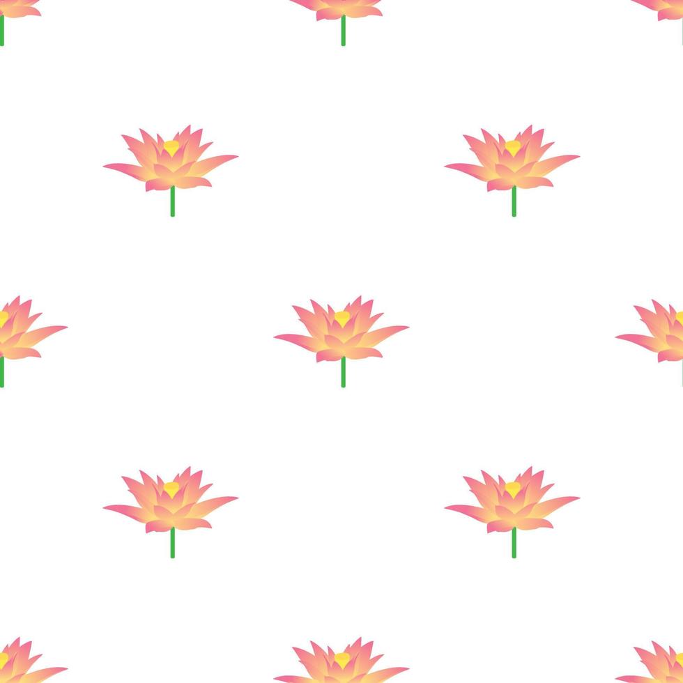 Flower pattern seamless vector