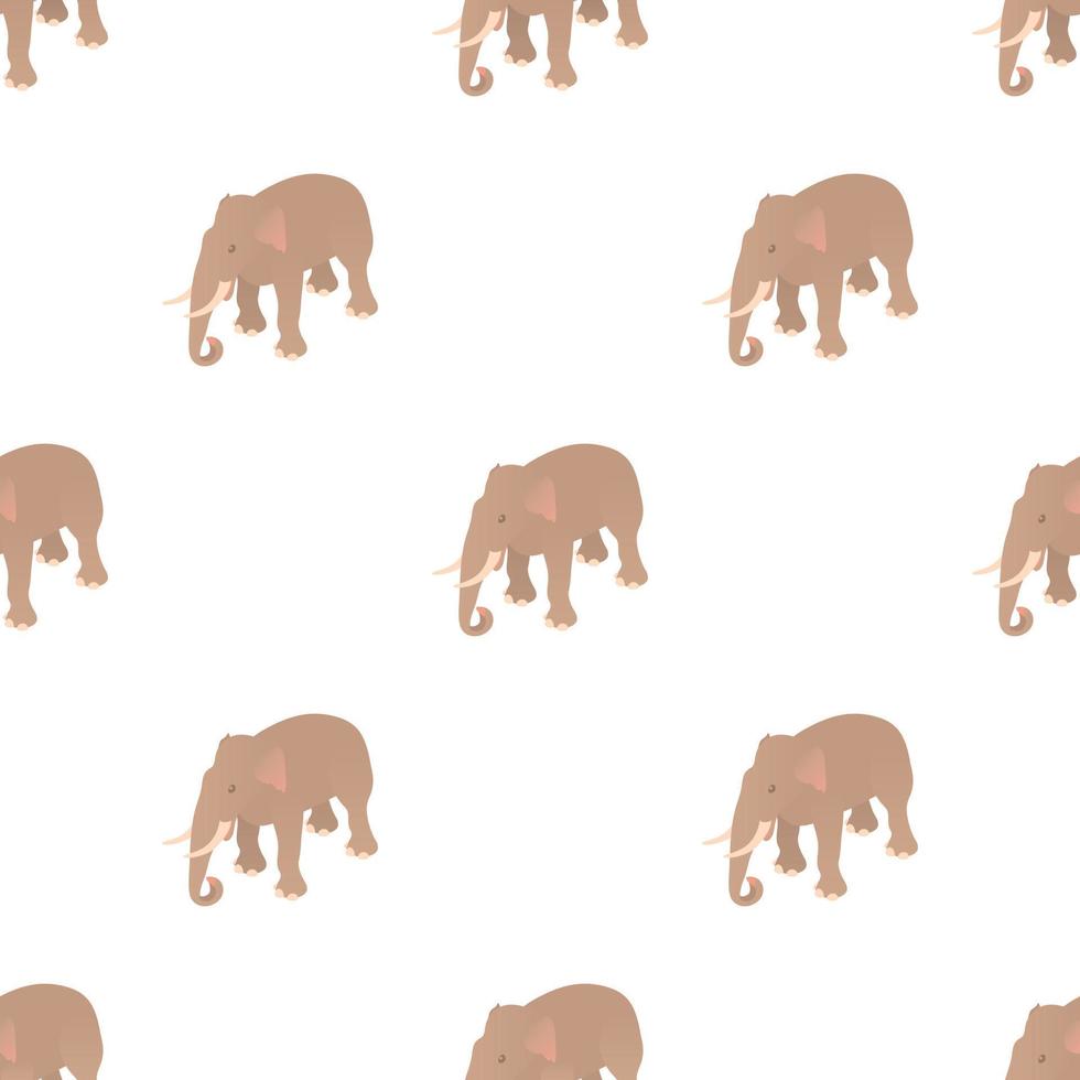 Elephant pattern seamless vector