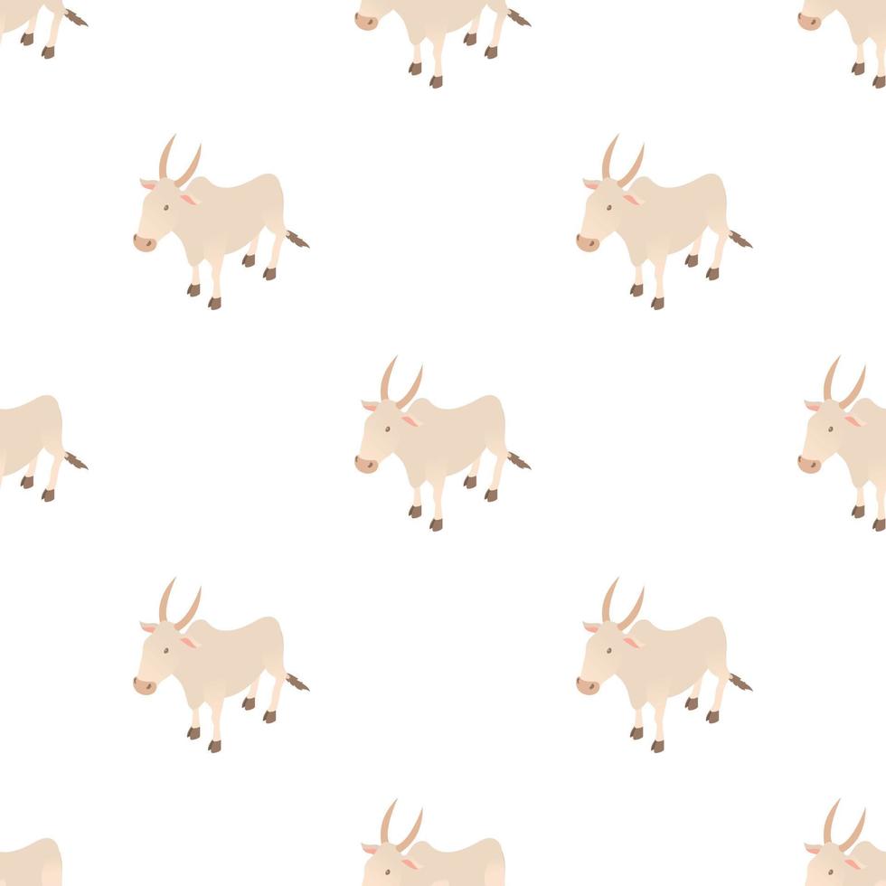 vaca, patrón, seamless, vector