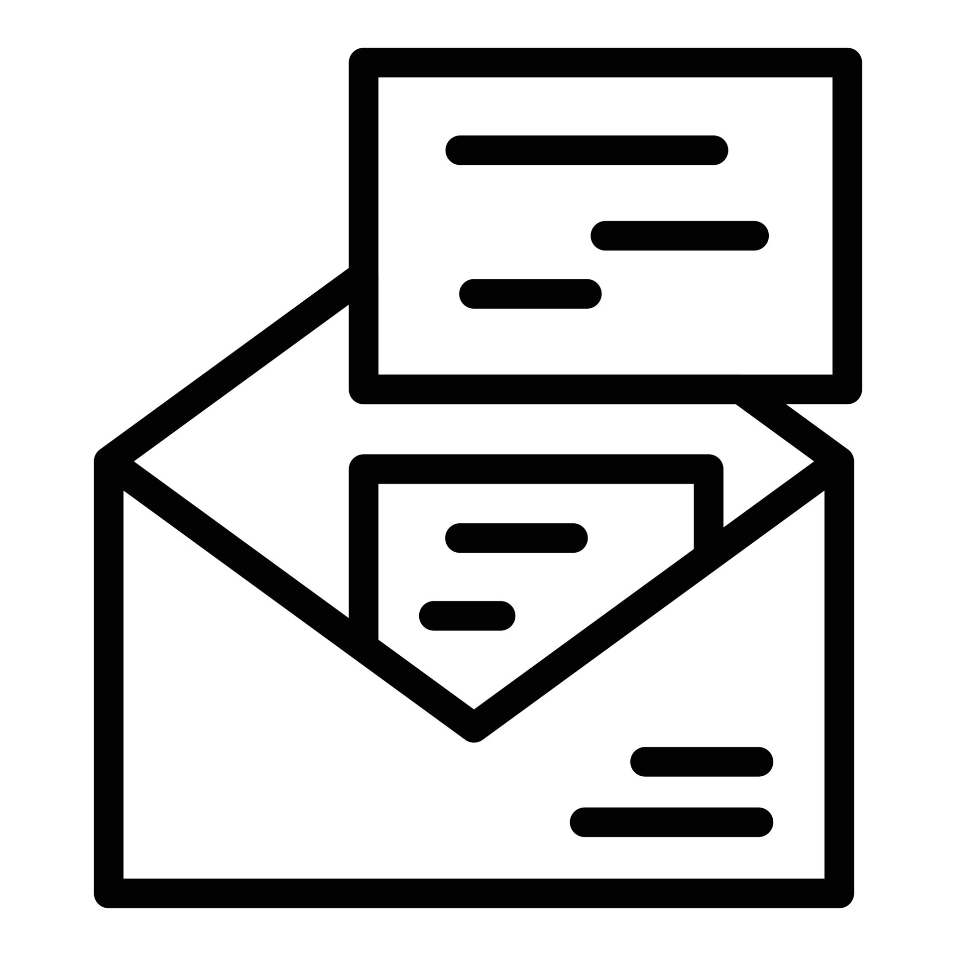 Business mail icon outline vector. Email message 15663335 Vector Art at
