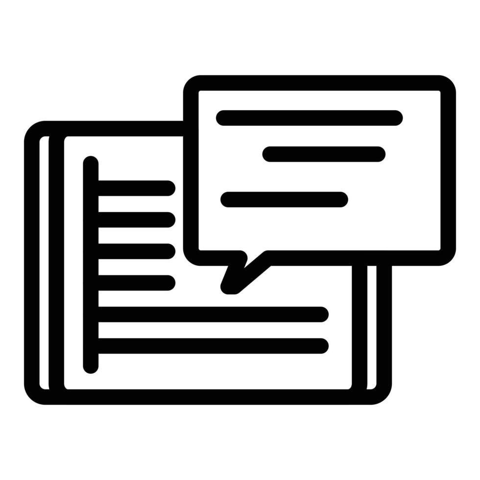 Receive message icon outline vector. Mobile phone vector