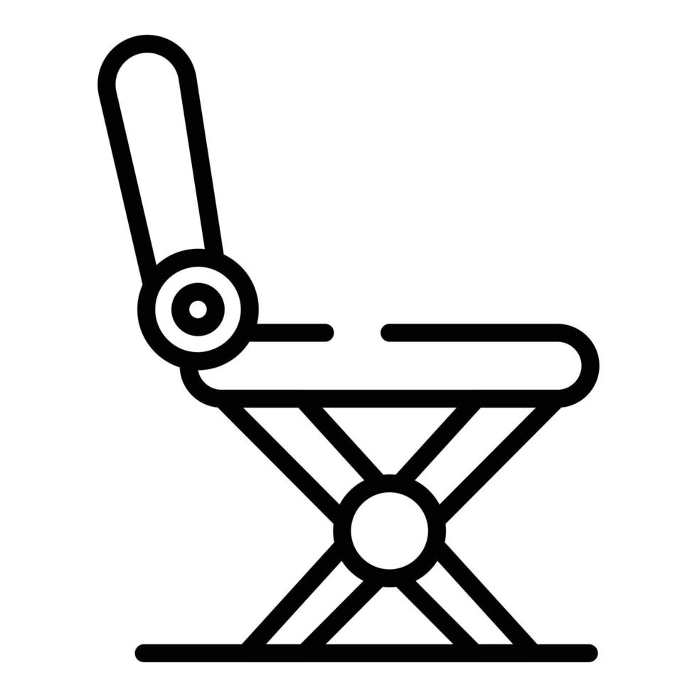 Kid wood chair icon outline vector. Wood chair vector