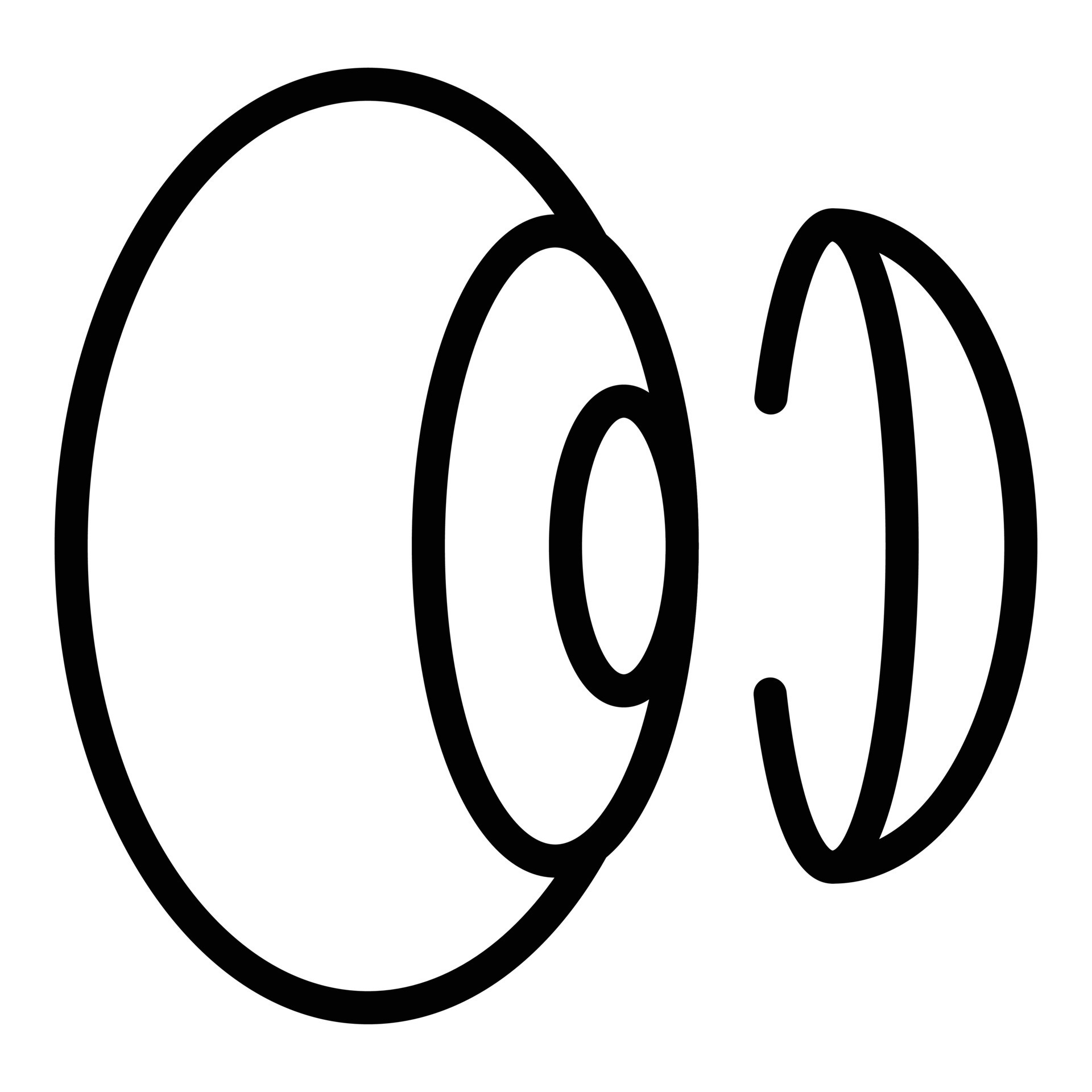 Contact lens icon, outline style 15664749 Vector Art at Vecteezy