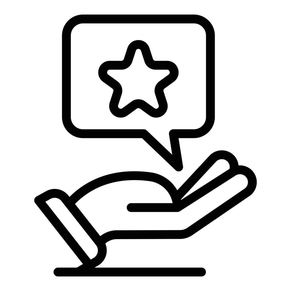 Keep chat manager icon, outline style vector