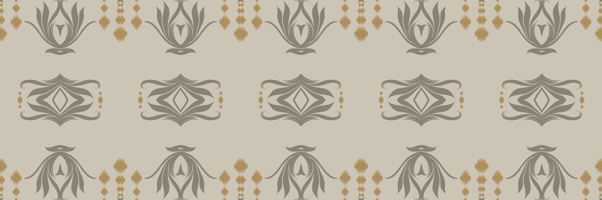 Batik Textile ikat background seamless pattern digital vector design for Print saree Kurti Borneo Fabric border brush symbols swatches designer