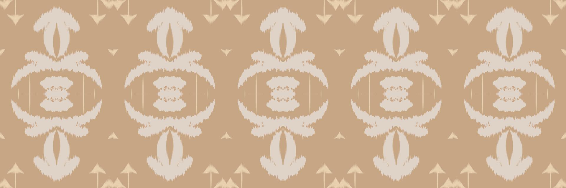 Ethnic ikat stripe batik textile seamless pattern digital vector design for Print saree Kurti Borneo Fabric border brush symbols swatches designer