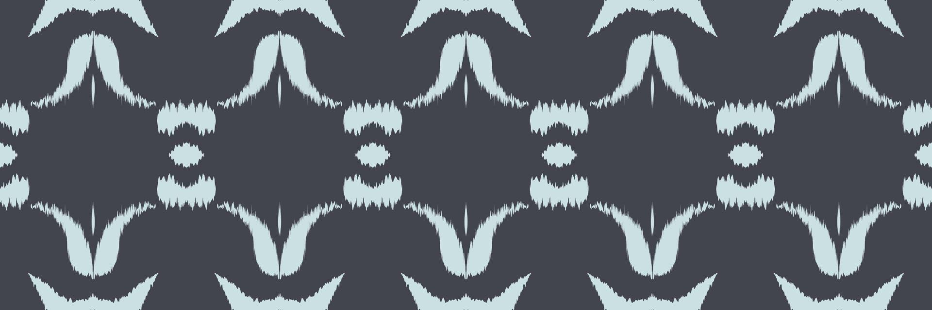 Ikat floral batik textile seamless pattern digital vector design for Print saree Kurti Borneo Fabric border brush symbols swatches designer