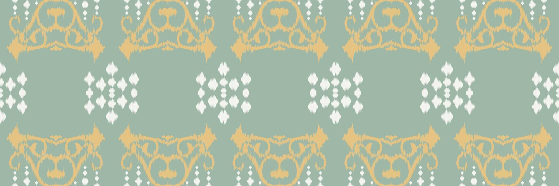Ikat prints batik textile seamless pattern digital vector design for Print saree Kurti Borneo Fabric border brush symbols swatches designer