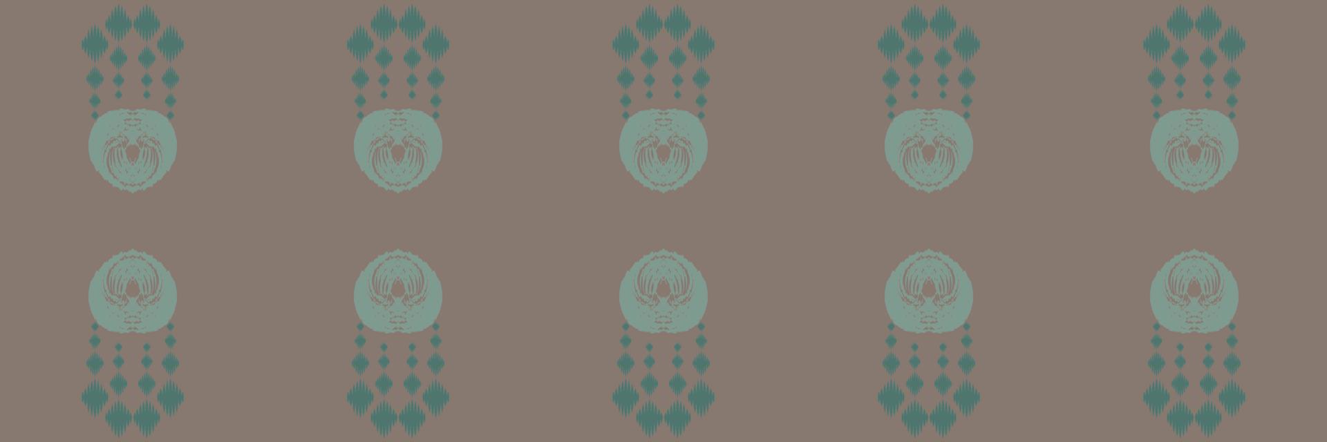 Ikat flower tribal background Geometric Traditional ethnic oriental design for the background. Folk embroidery, Indian, Scandinavian, Gypsy, Mexican, African rug, wallpaper. vector