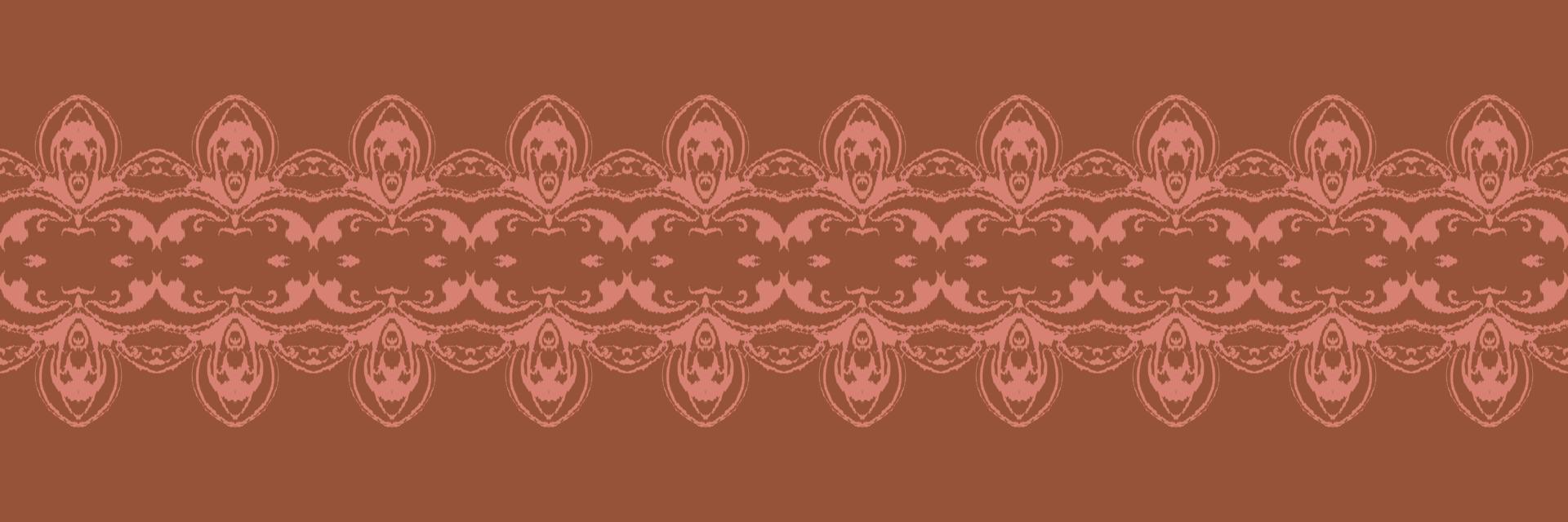 Batik Textile Motif ikat damask seamless pattern digital vector design for Print saree Kurti Borneo Fabric border brush symbols swatches stylish