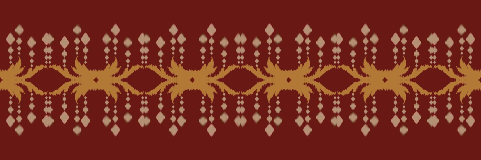 Ikat chevron batik textile seamless pattern digital vector design for Print saree Kurti Borneo Fabric border brush symbols swatches cotton
