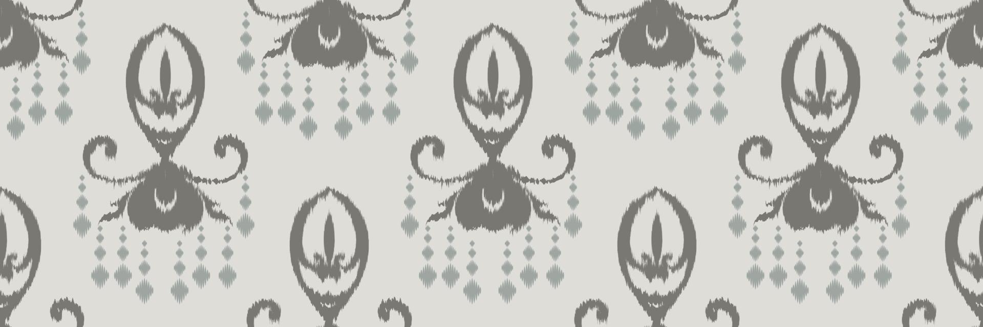 Ikat Damask Scandinavian embroidery, ikat seamless pattern tribal background, Ethnic nativity Digital textile Asian Design ancient art for Prints Fabric saree Mughal Swaths texture Kurti Kurtis Kurtas vector