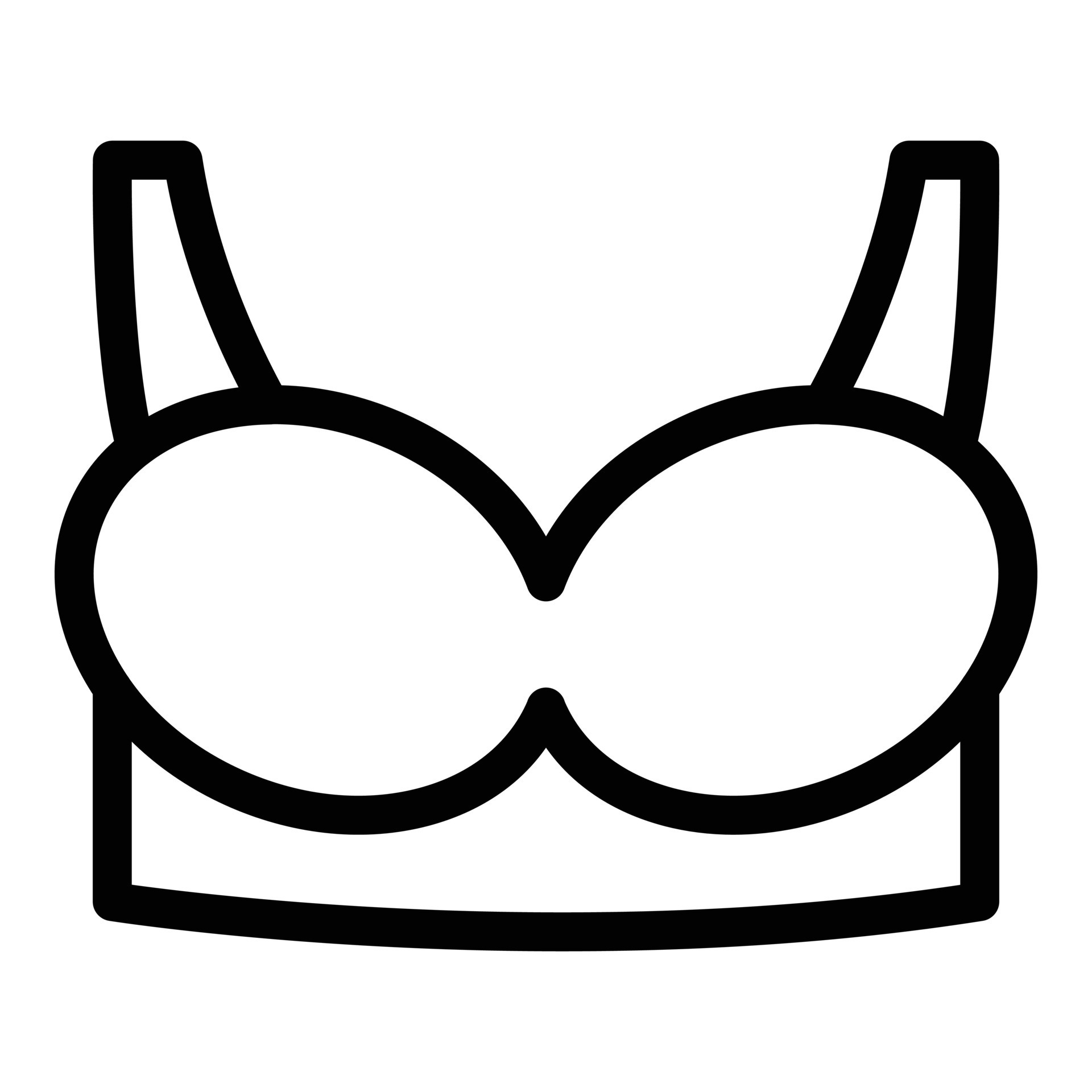 Top bra icon, outline style 15666279 Vector Art at Vecteezy